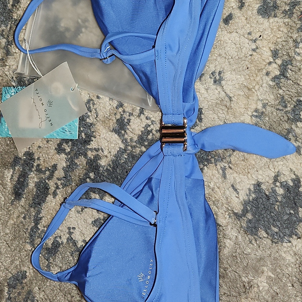 HELLO MOLLY BUENA VISTA DREAM BIKINI BOTTOM BLUE  - Picture 4 of 11